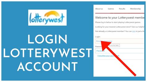 lotterwest|lotterywest membership log in.